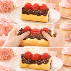 いちごチョコロール