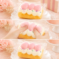 ピンクいちごロール