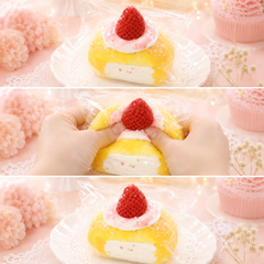 ストロベリーロールケーキ