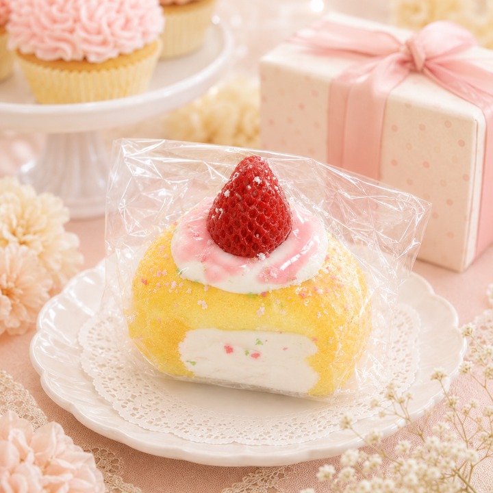 ストロベリーロールケーキ