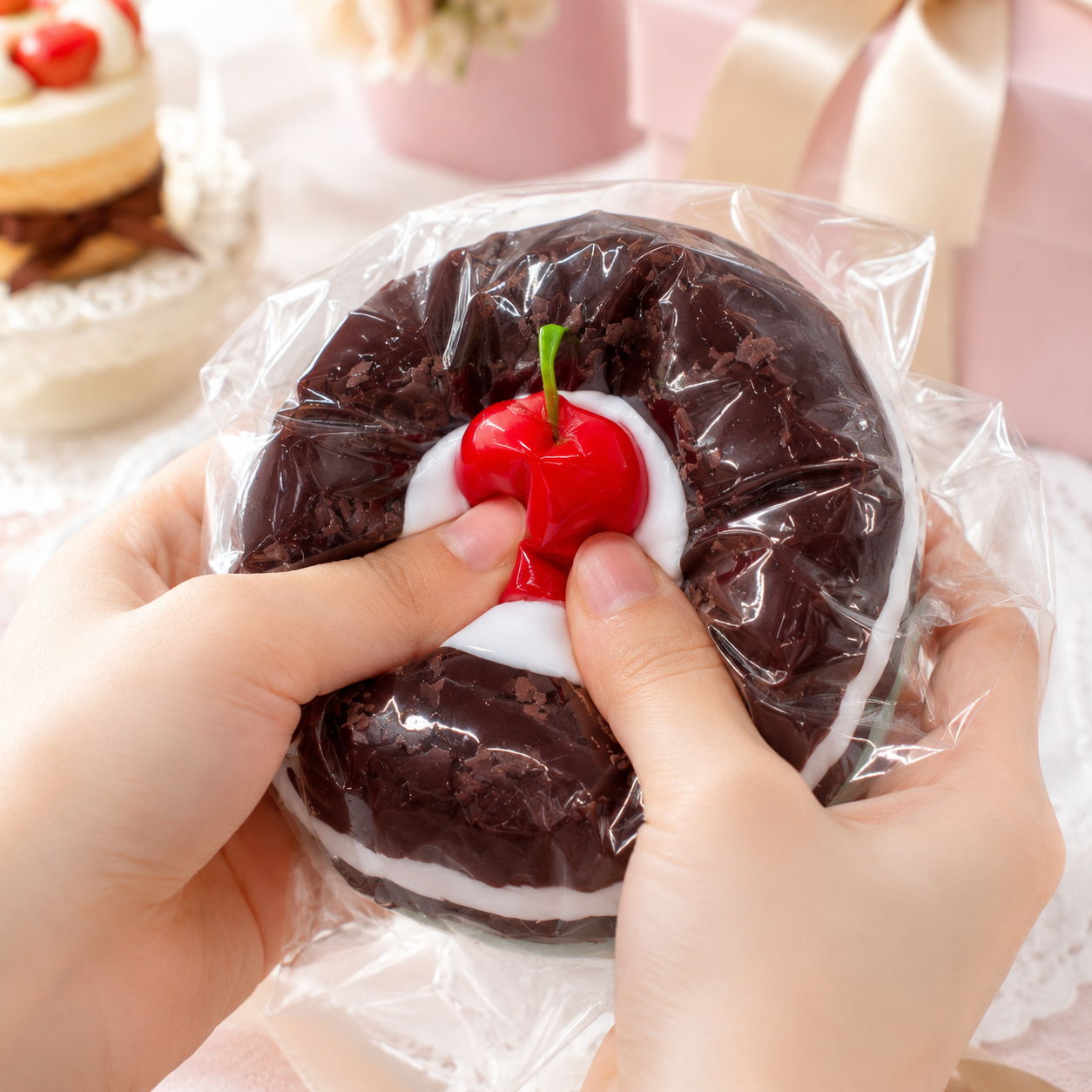 チョコミントケーキ