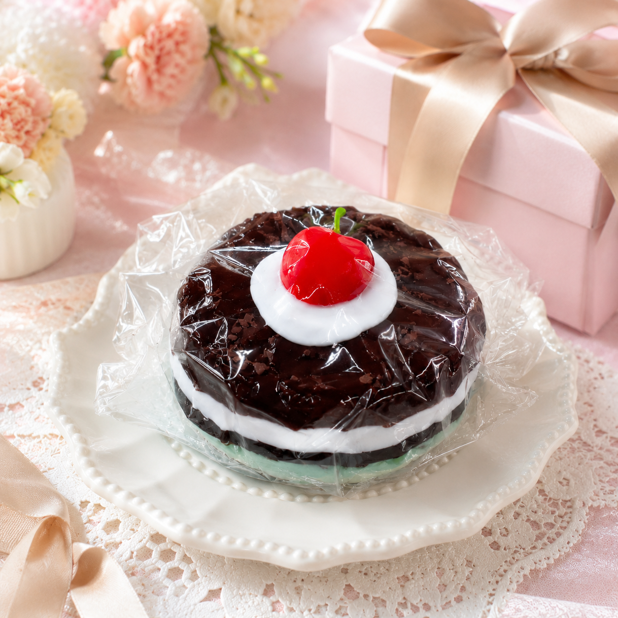 チョコミントケーキ
