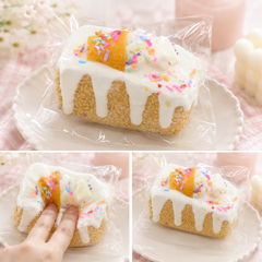 ソフトクリーム×チョコケーキ