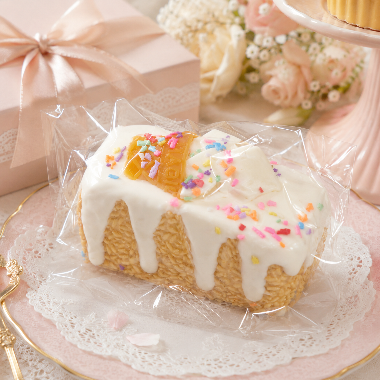 ソフトクリーム×チョコケーキ