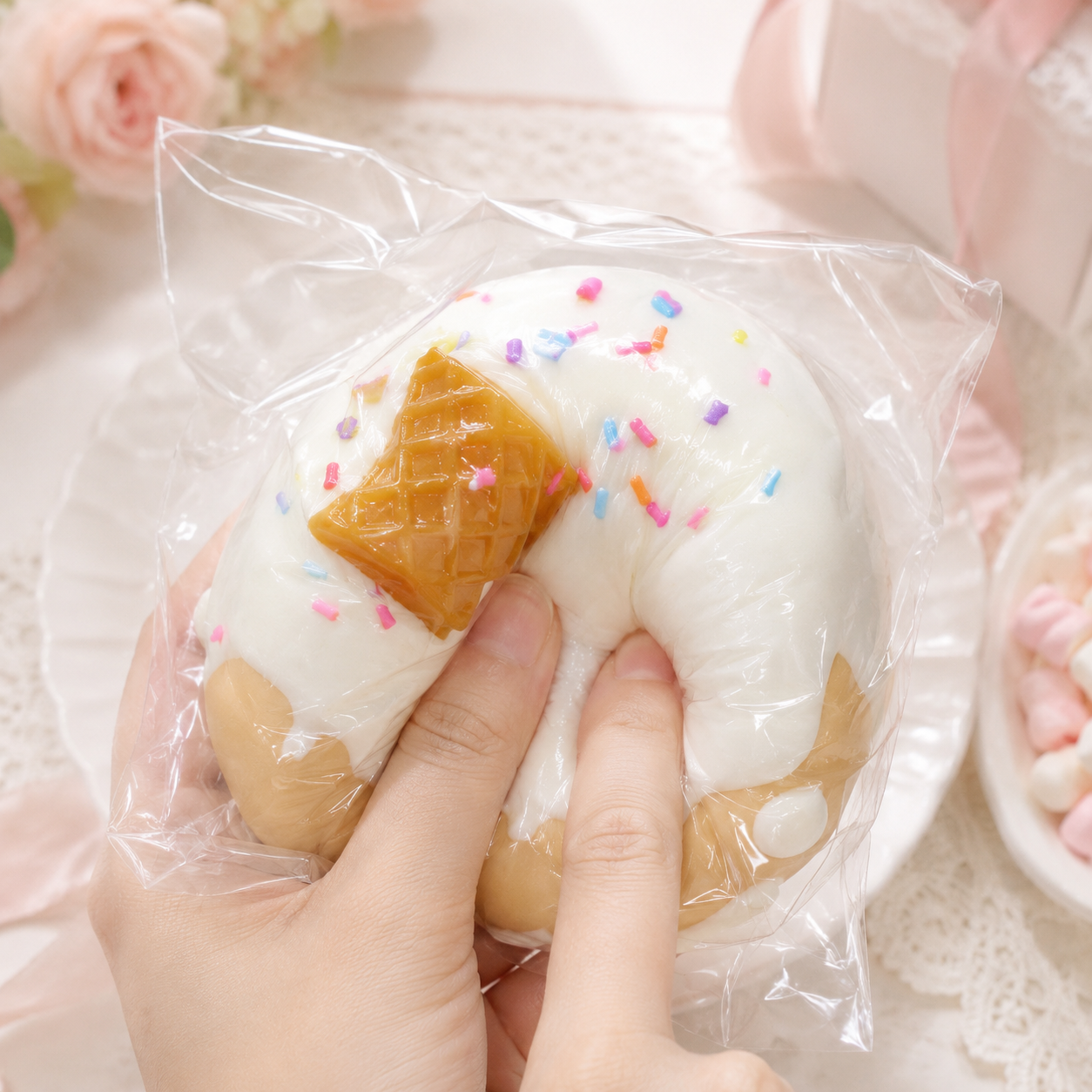 ソフトクリーム×チョコプリン