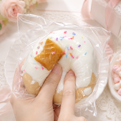 ソフトクリーム×チョコプリン