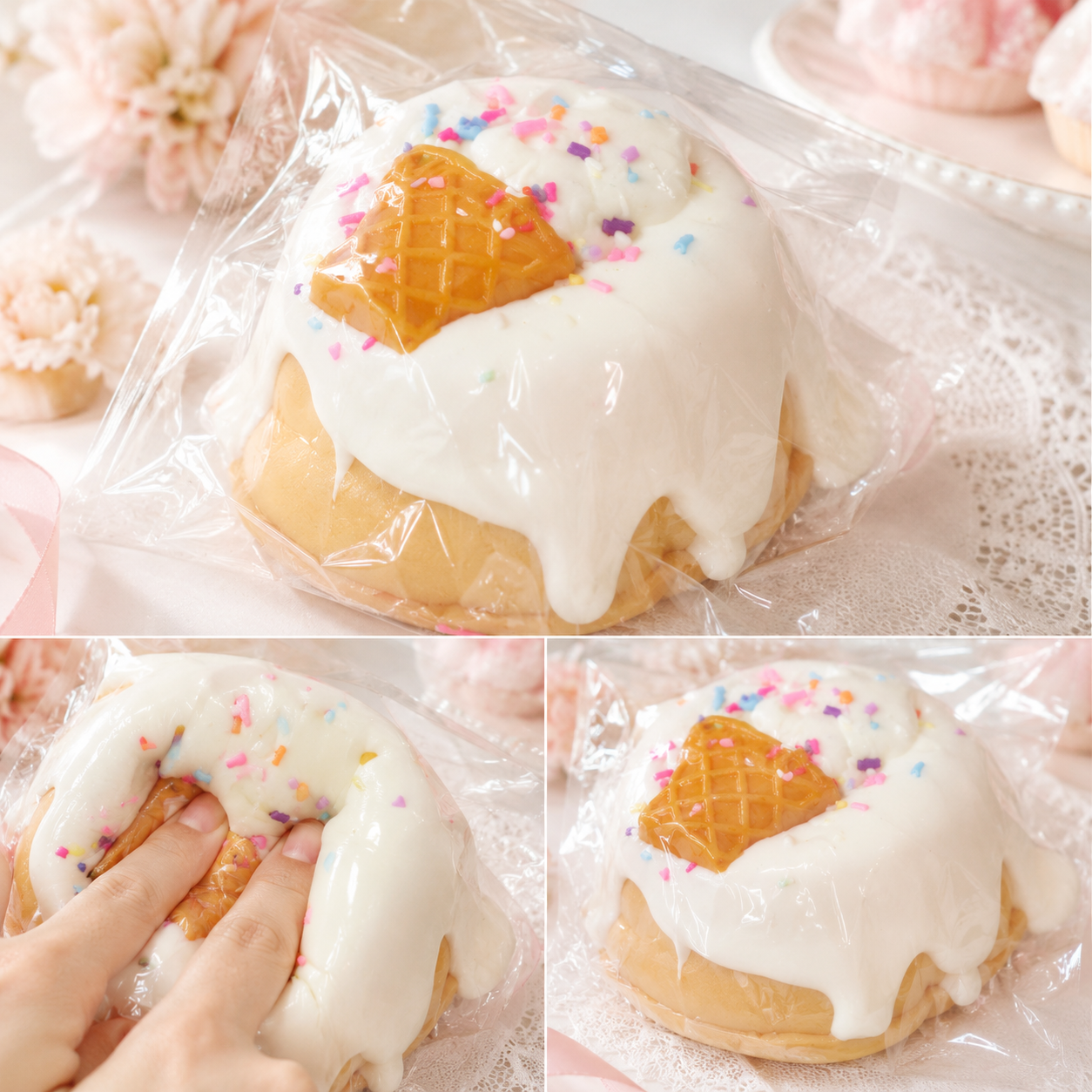 ソフトクリーム×チョコプリン