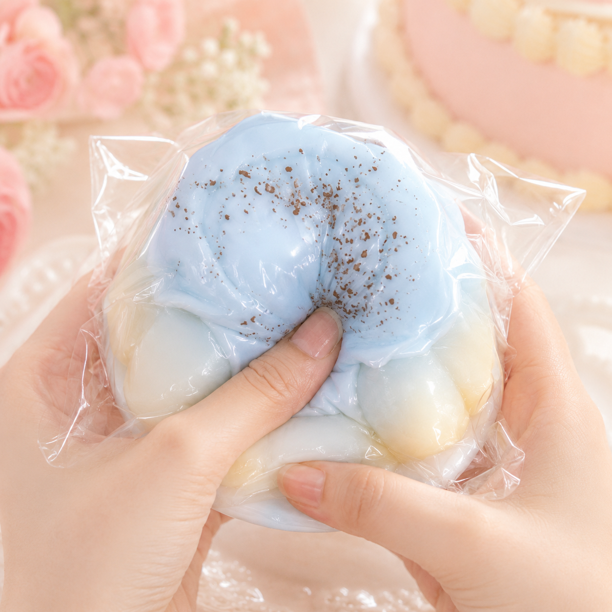 マーブルカカオプリン